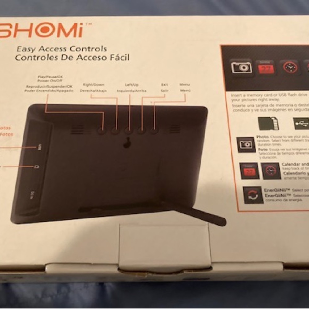 Shomi 7” Digital LED photo frame - NIB - Picture 2 of 6
